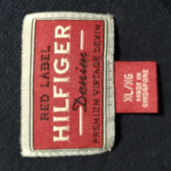 RARE! Hilfiger Red Label Vintage Premium Shirt Sz.XL - Picture 5 of 15
